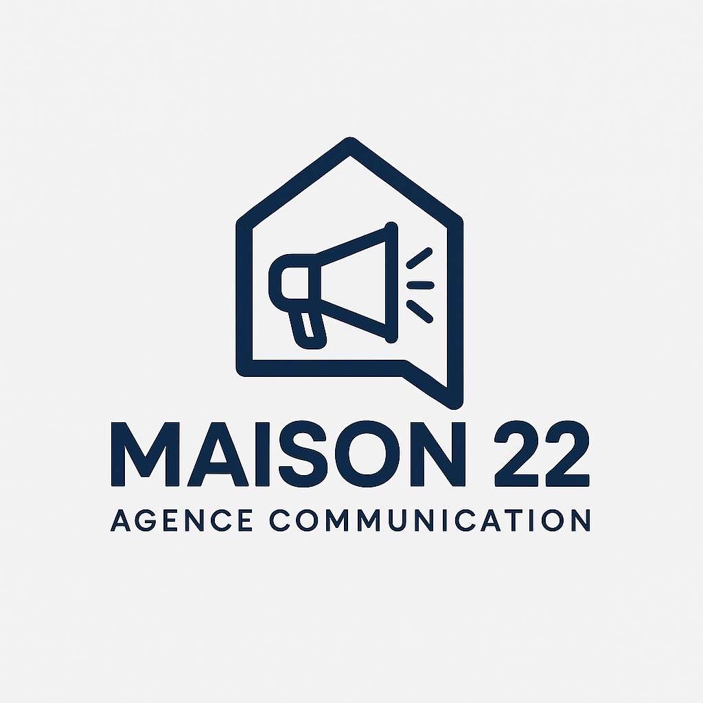 Maison en forme de bulle de conversation avec un mégaphone à l'interieur